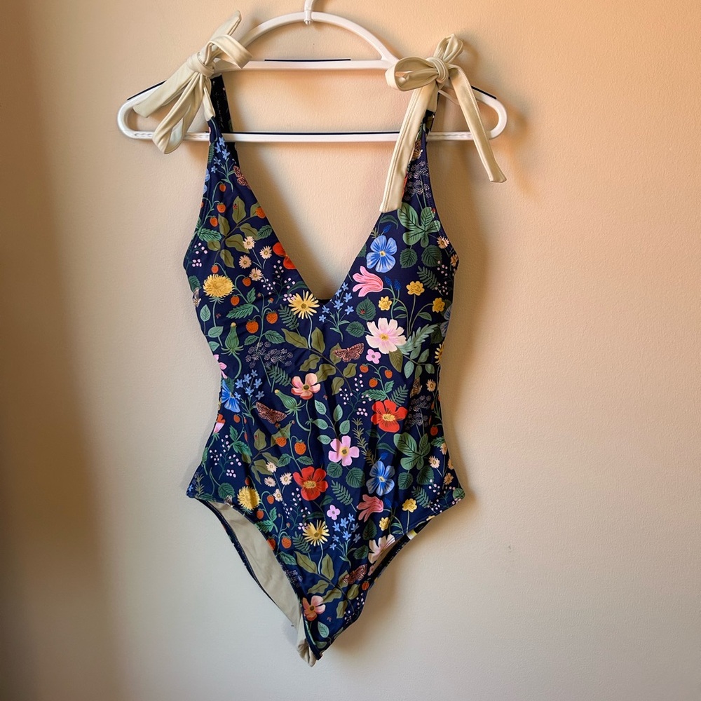 Summersalt x Rifle Paper Co. one-piece swimsuit